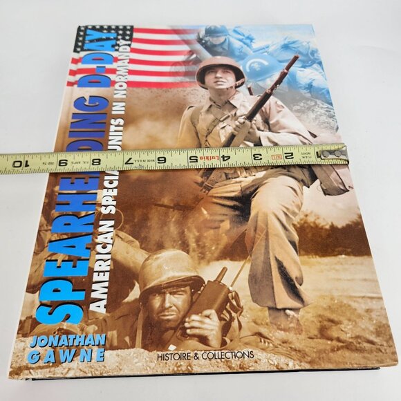 Spearheading D-Day Book American Special Units Normandy WWII 1944 Hardcover Mili - Picture 12 of 13